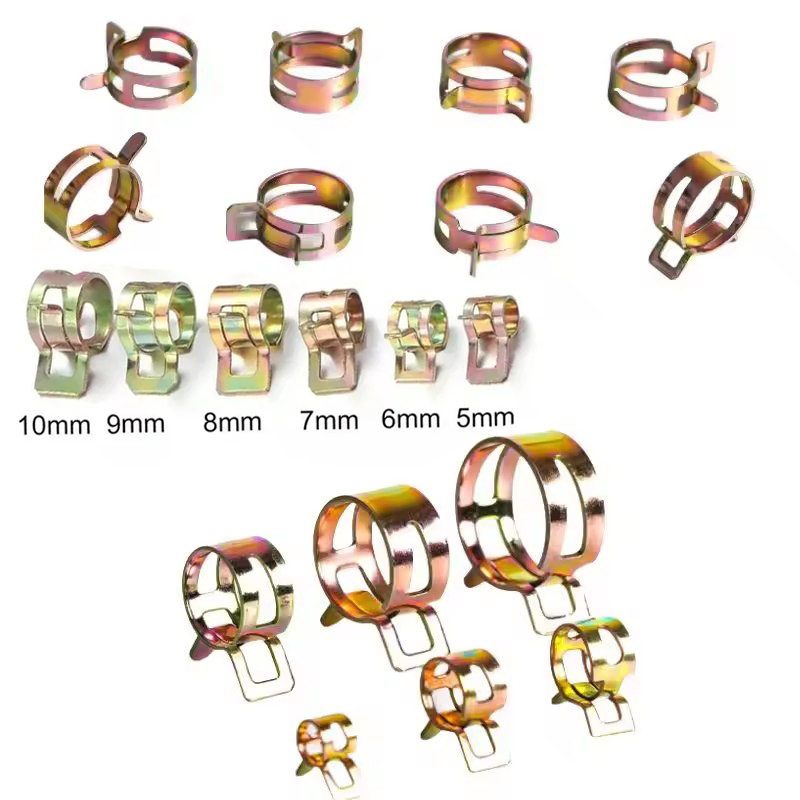 Pipe Clamp Bar - 10-50Pcs 5mm-9mm 연료 스프링 클립 진공