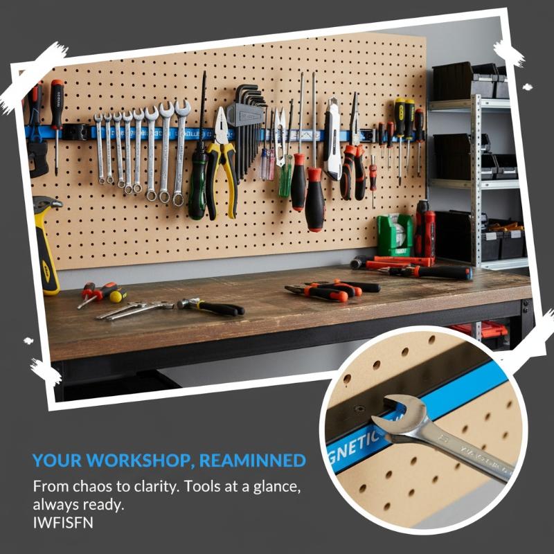 Workshop Tools Knife - 8/12/18/24인치 자석식 칼꽂이, 헤비듀티 공구 바,