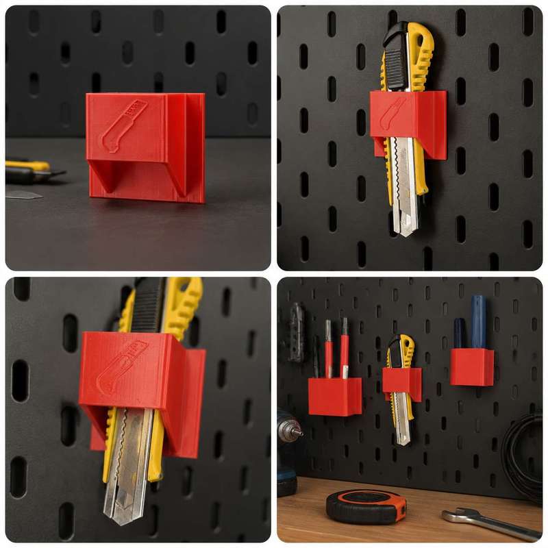 유틸리티 나이프 홀더, 스카디스 페그보드 커터 보관 브 - Workshop Tools Knife 리뷰 및 가격