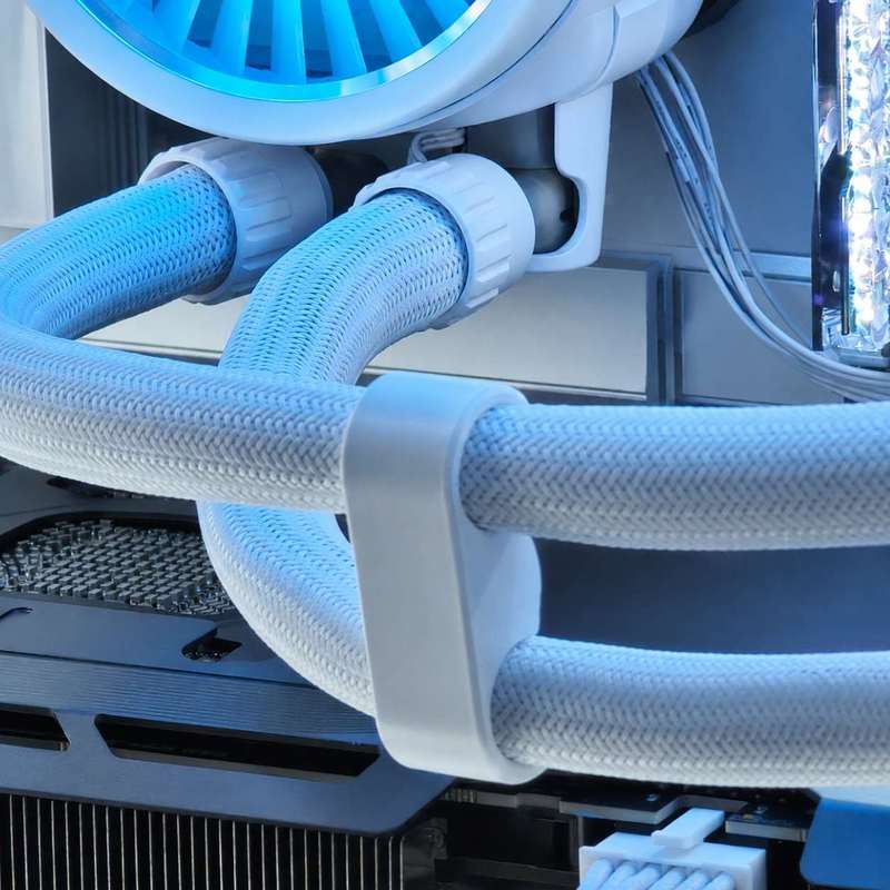 컴퓨터 CPU 쿨러용 PC 수냉 튜브 클램프 클립, 워 - Pipe Clamp Bar 리뷰 및 가격