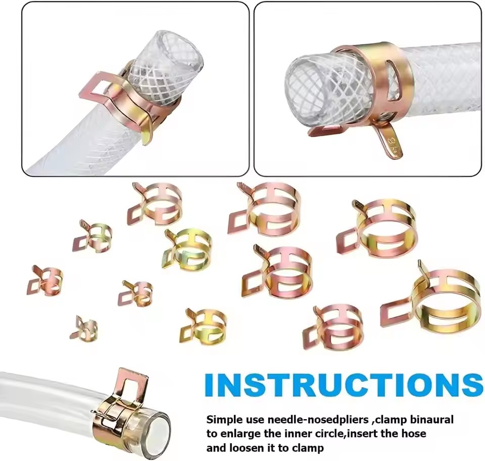 10-50Pcs 5mm-9mm 연료 스프링 클립 진공  - Pipe Clamp Bar 리뷰 및 가격