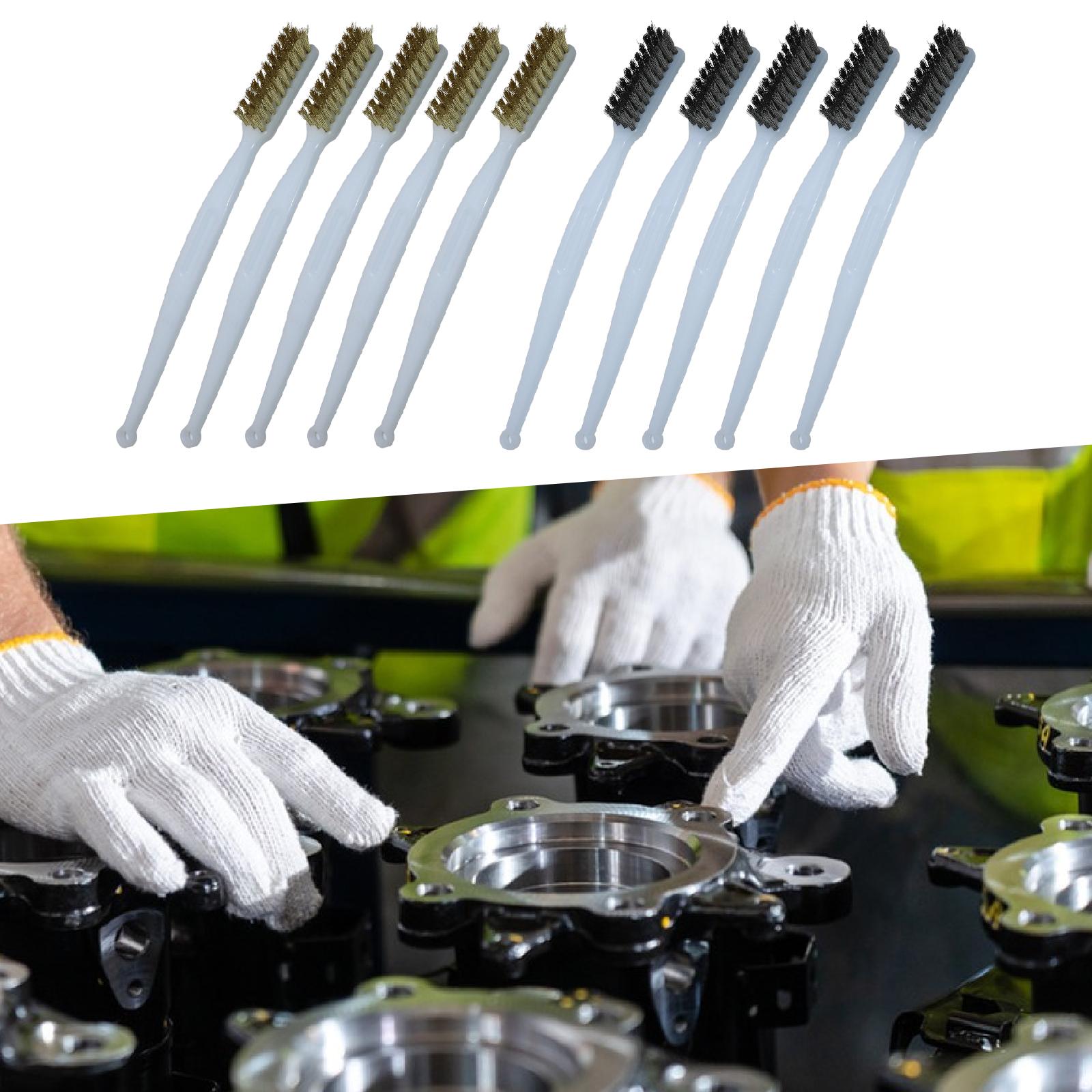 와이어 브러시 세트 구리 강모 인체공학적 손잡이 청소  - Workshop Cleaning Tools 리뷰 및 가격