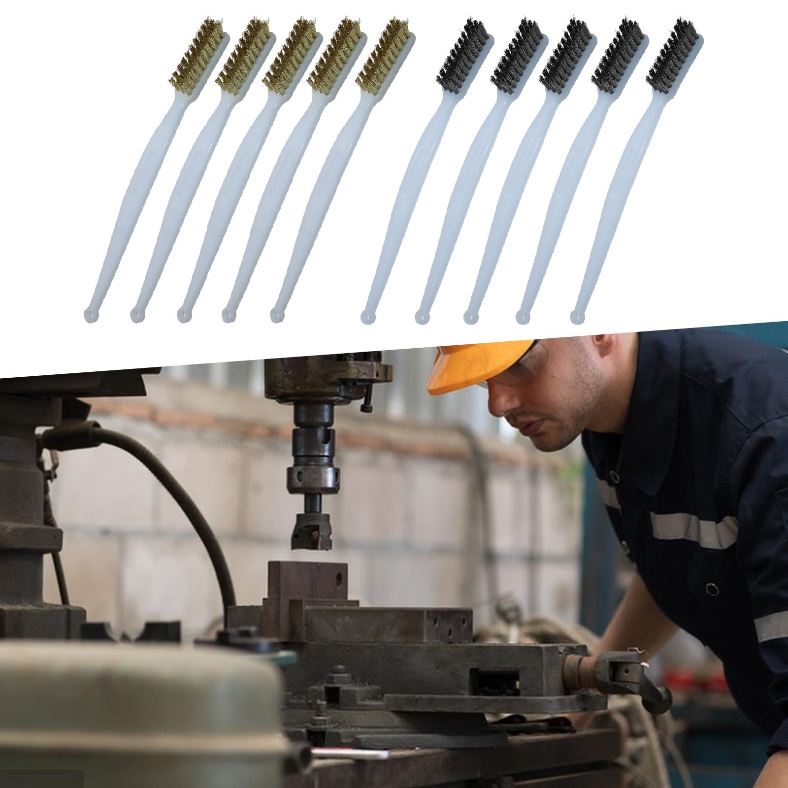 와이어 브러시 세트 구리 강모 인체공학적 손잡이 청소  - Workshop Cleaning Tools 리뷰 및 가격