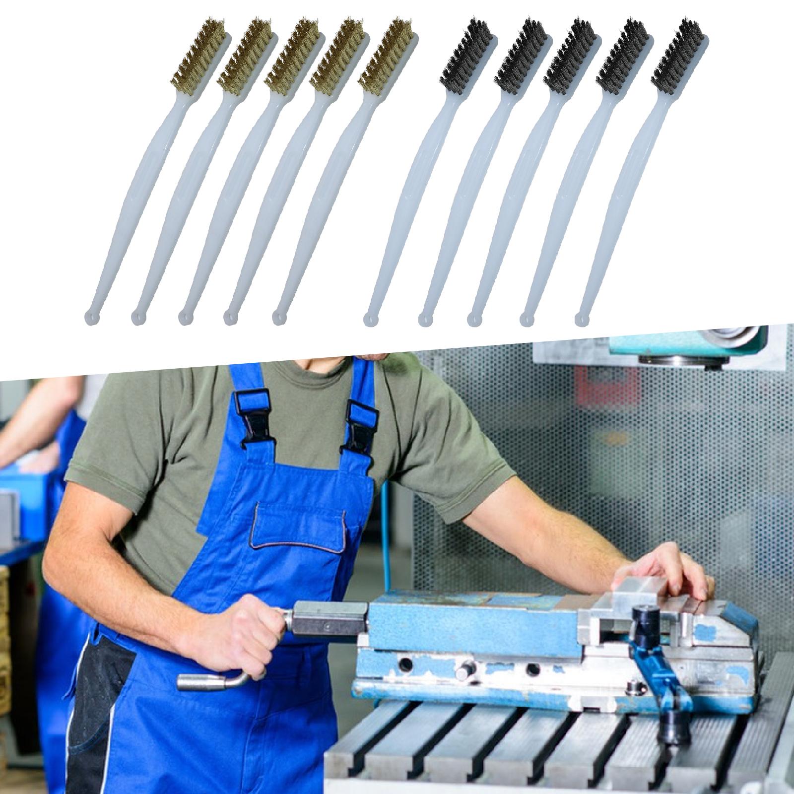 와이어 브러시 세트 구리 강모 인체공학적 손잡이 청소  - Workshop Cleaning Tools 리뷰 및 가격