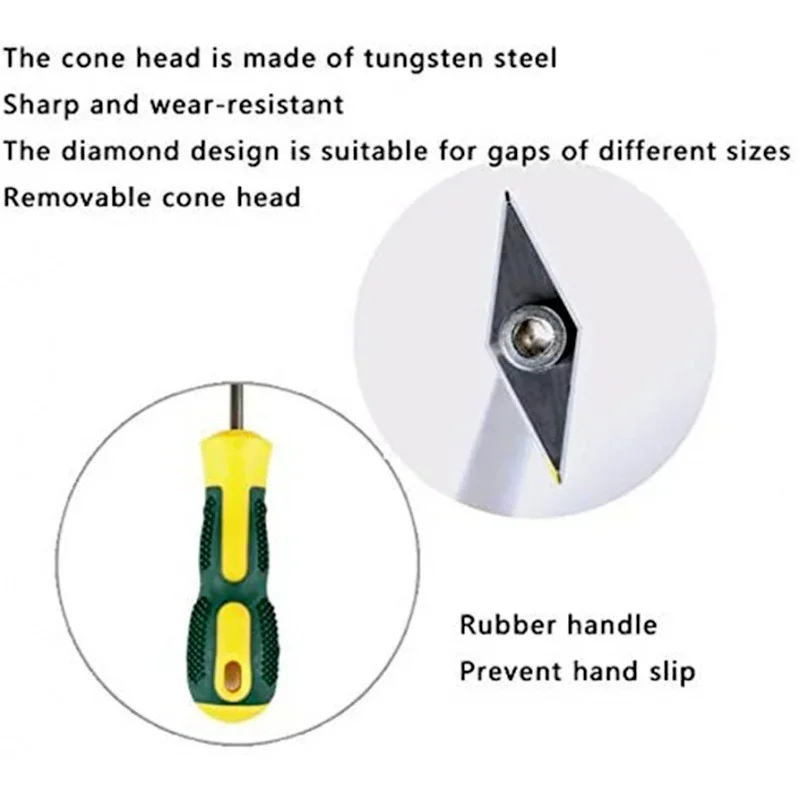 교체 가능한 세라믹 타일 그라우트 제거제 텅스텐 스틸  - Workshop Cleaning Tools 리뷰 및 가격